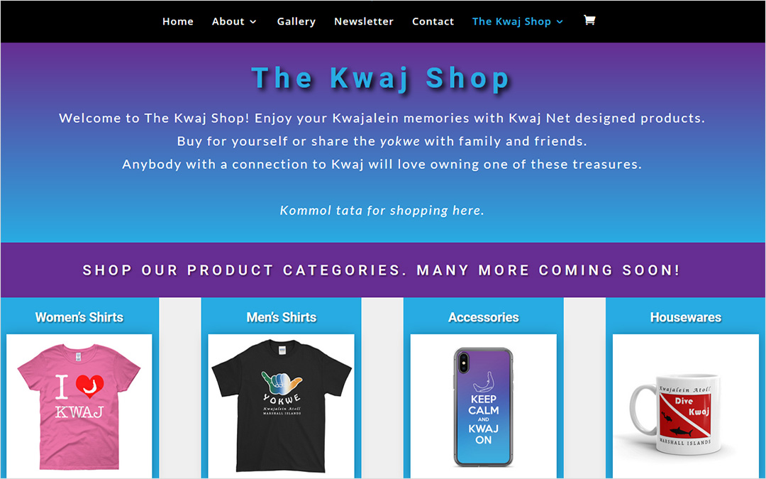 The Kwaj Shop is Officially Open for Business