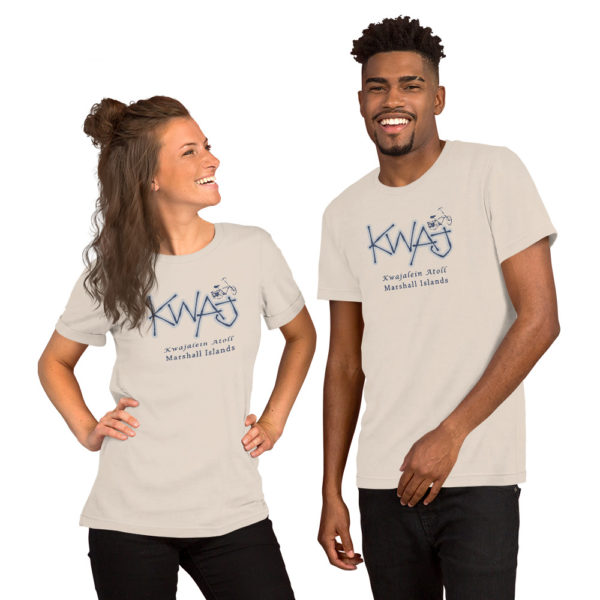 Kwaj Bike Short-Sleeve Unisex T-Shirt – Soft Cream